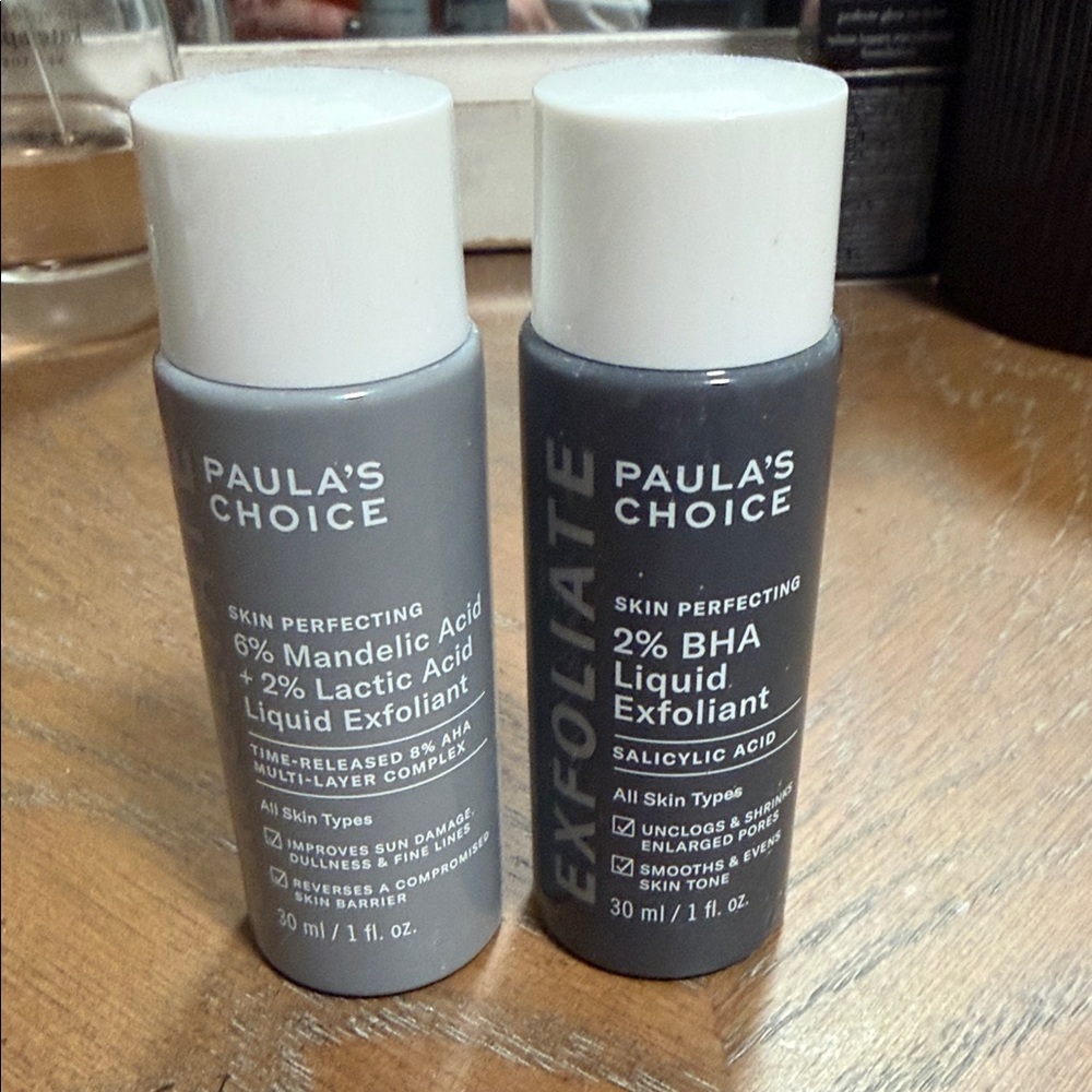 Paula's Choice Exfoliant Set with Gray Bottles